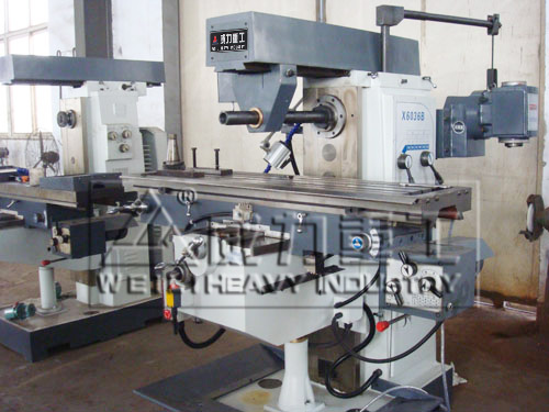 X6036立臥兩用萬能升降台銑床主軸變速轉換手柄扳不動怎麽辦？